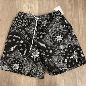 Forever 21 x Hot Wheels Bandana print shorts
